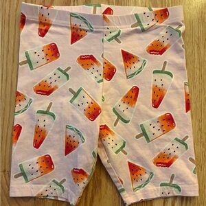 Carter's Pink Shorts with Watermelon Popsicle Print